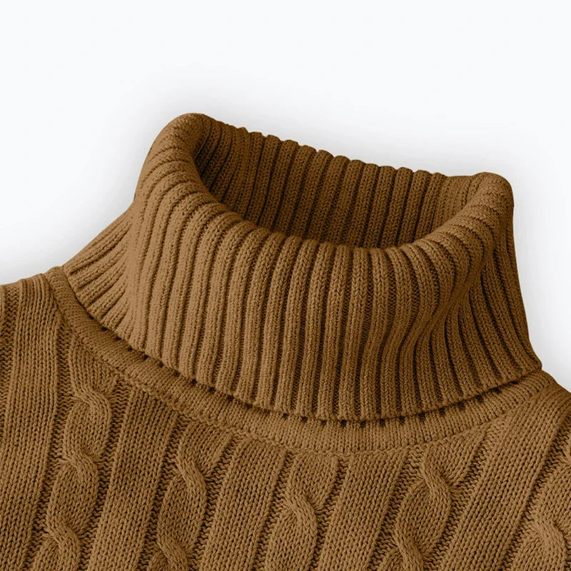2025 New Men's High Neck Sweater
