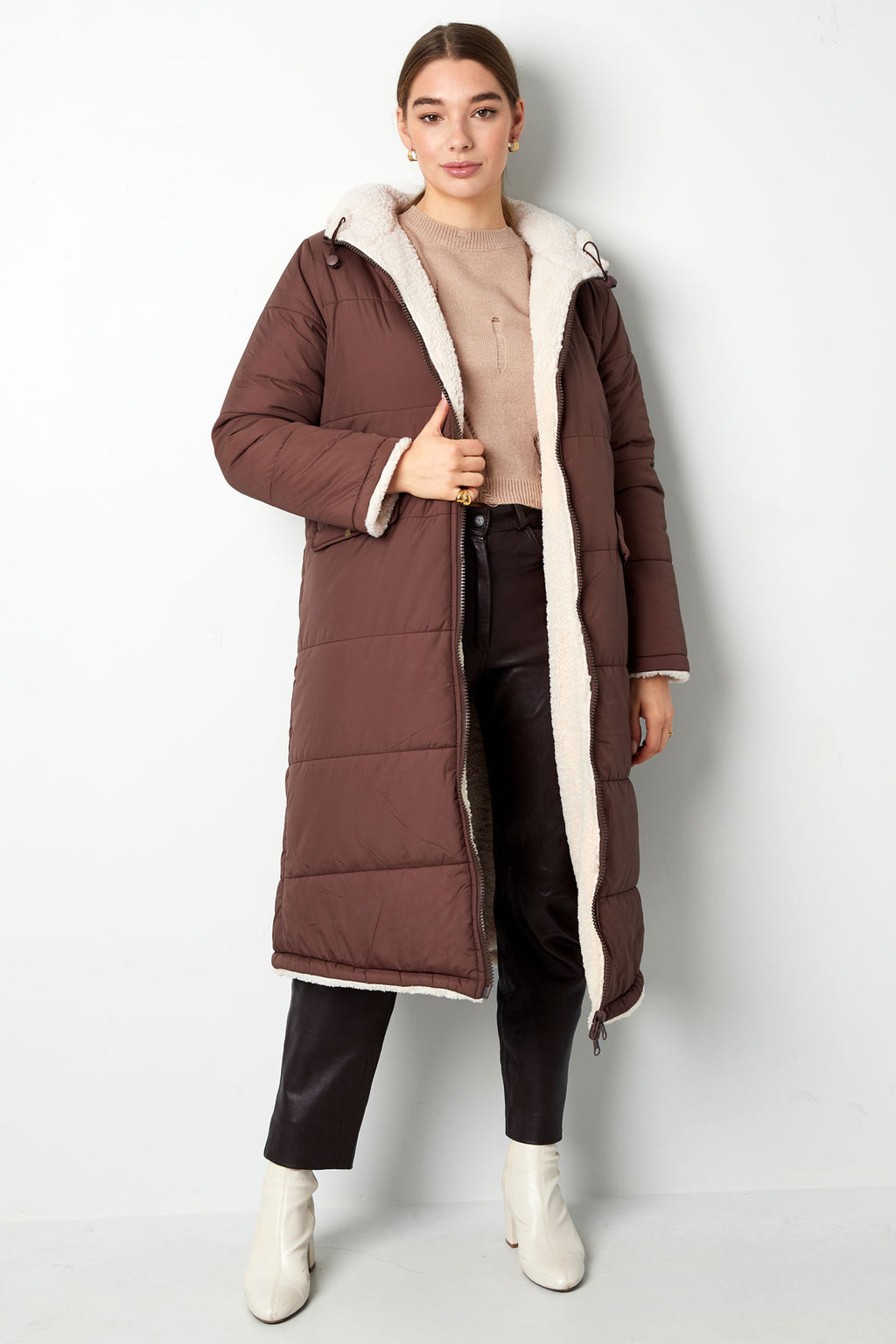 Nylon long coat
