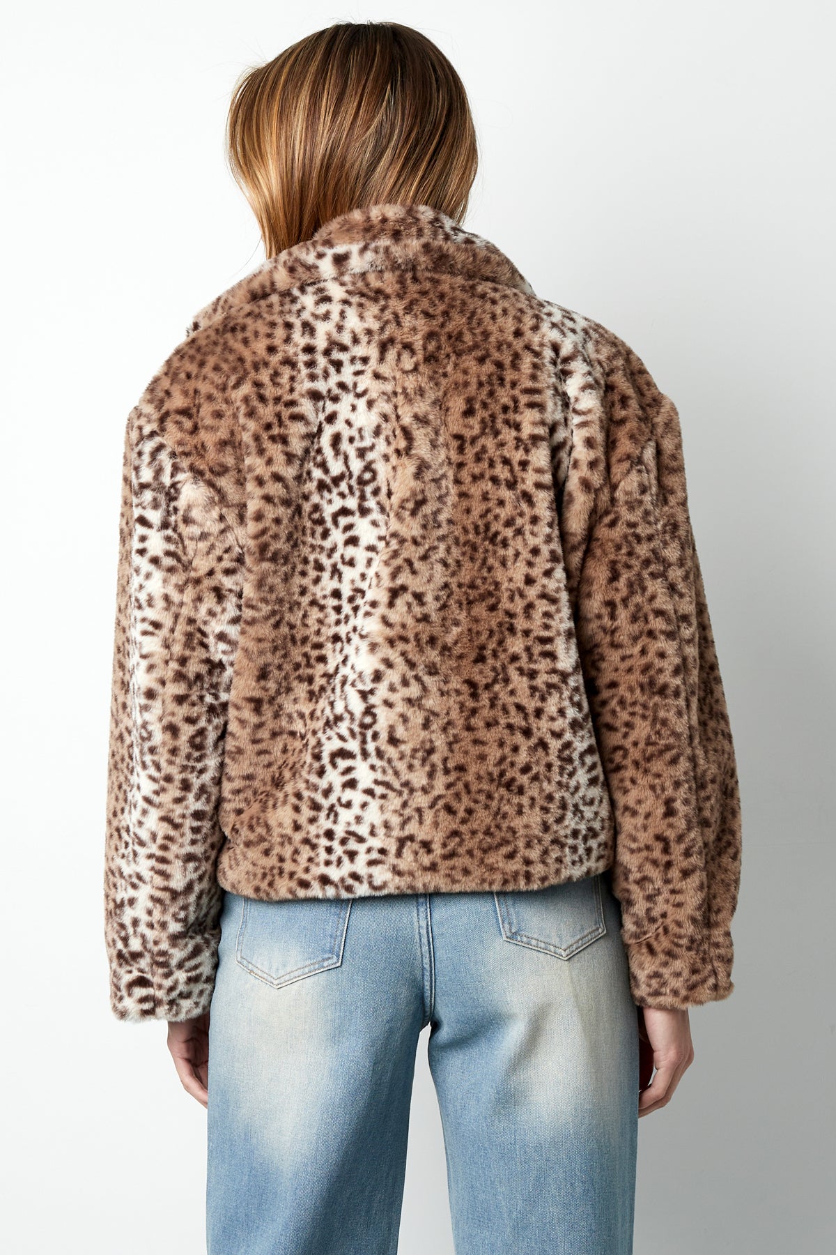 Leopard print coat