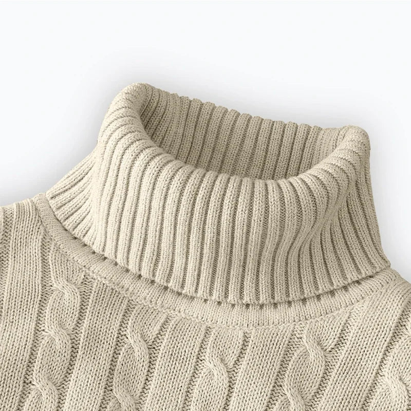 2025 New Men's High Neck Sweater