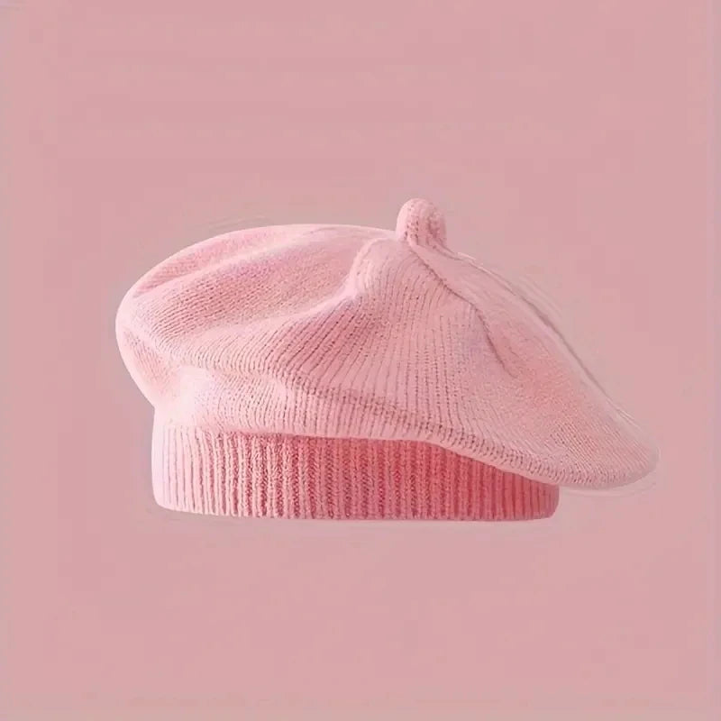 Flower Baby Beret Knitted
