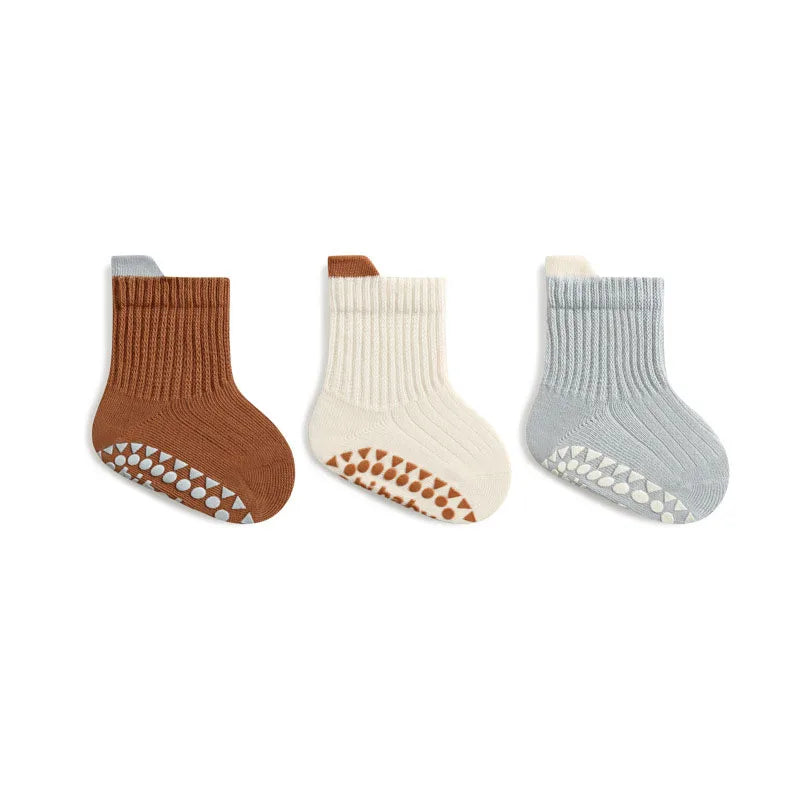 3 Pairs Kids Cotton Socks