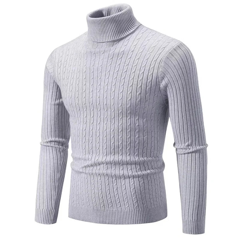 2025 New Men's High Neck Sweater