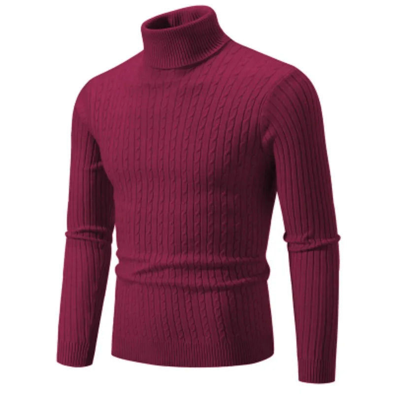 2025 New Men's High Neck Sweater