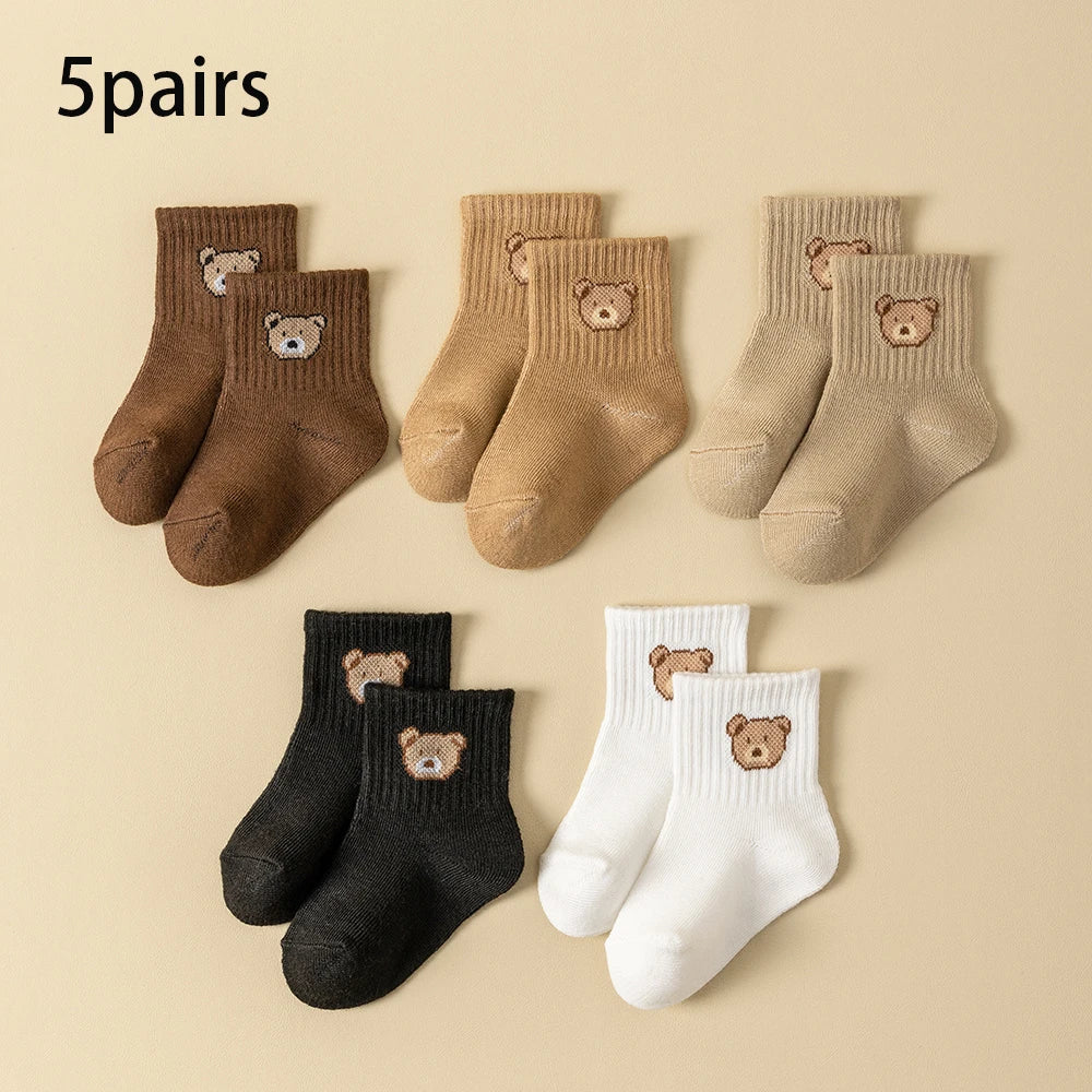 5 Pairs Baby Socks Toddle