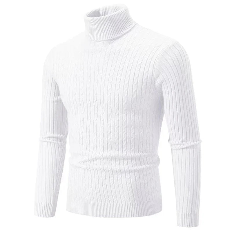 2025 New Men's High Neck Sweater