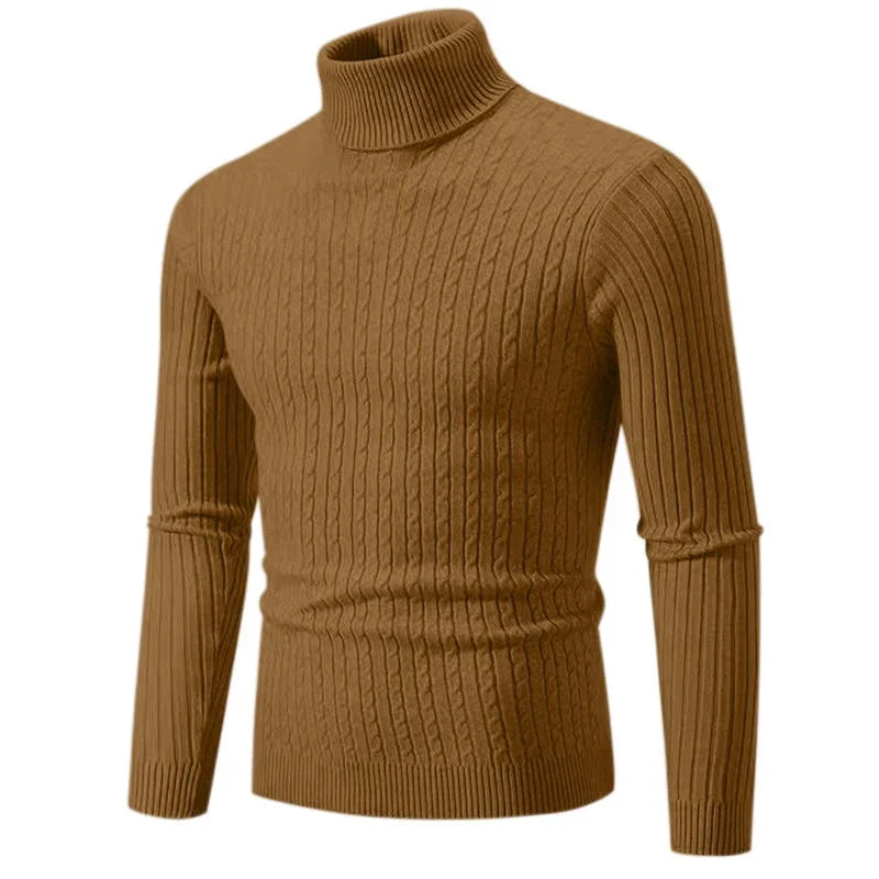 2025 New Men's High Neck Sweater