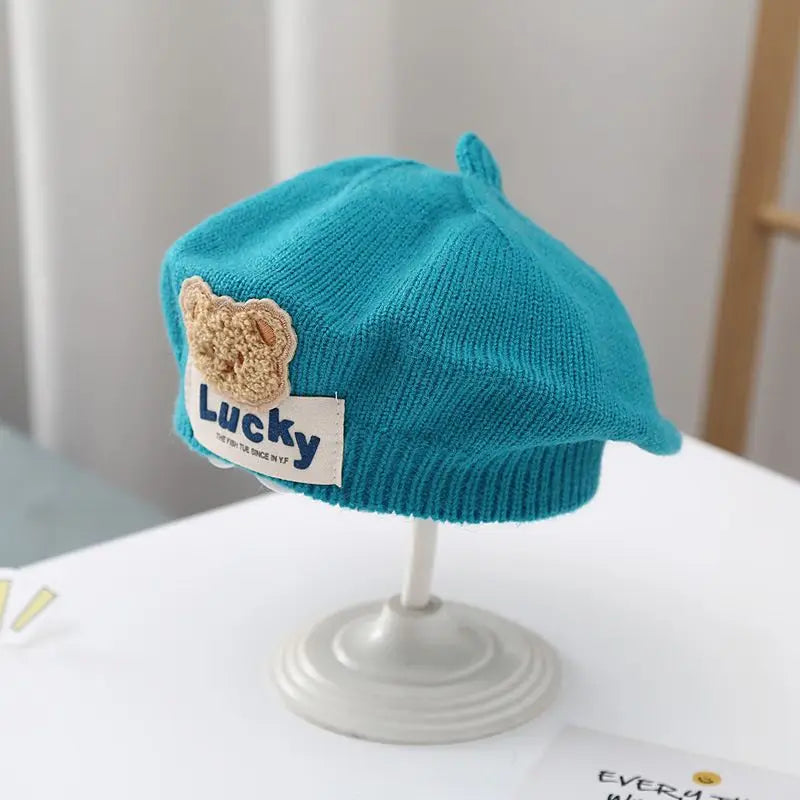 Flower Baby Beret Knitted