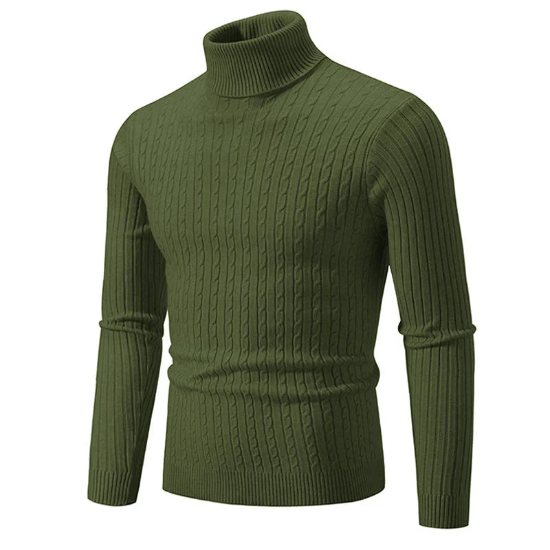 2025 New Men's High Neck Sweater