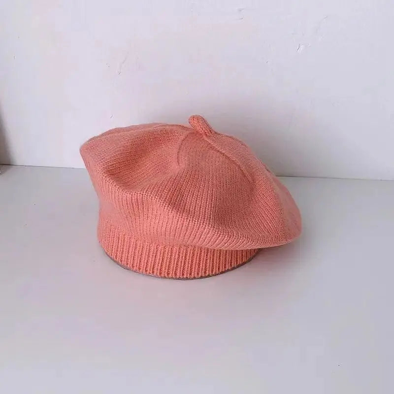 Flower Baby Beret Knitted