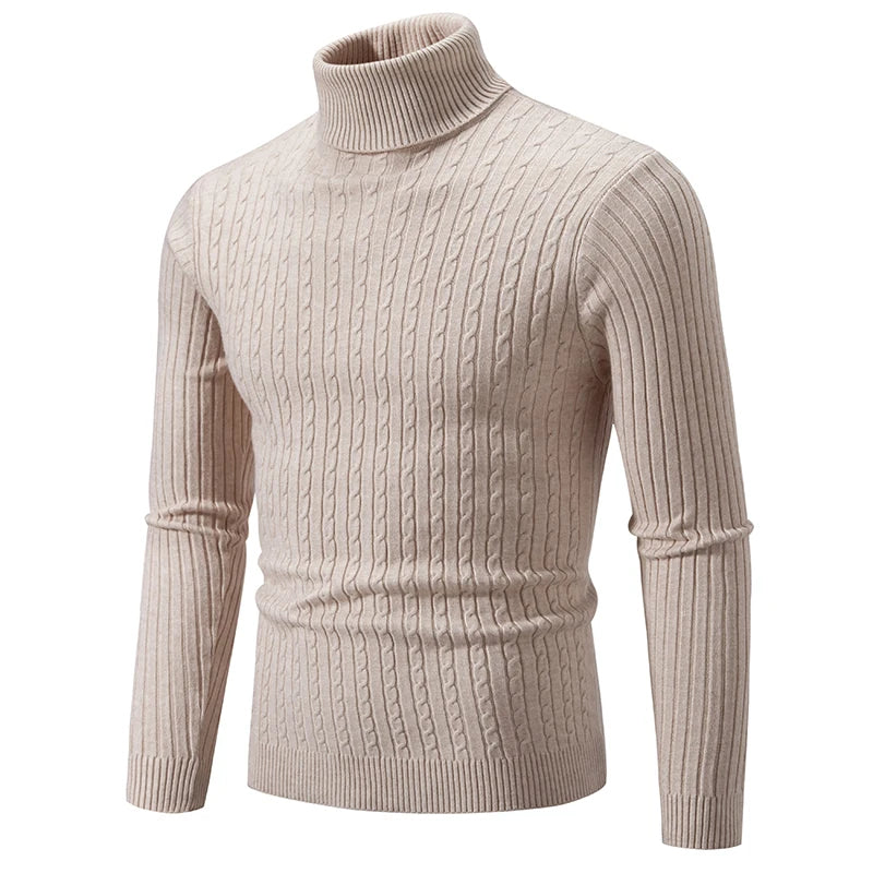 2025 New Men's High Neck Sweater