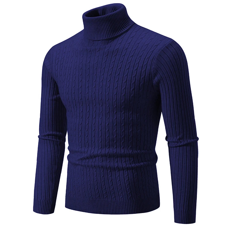 2025 New Men's High Neck Sweater