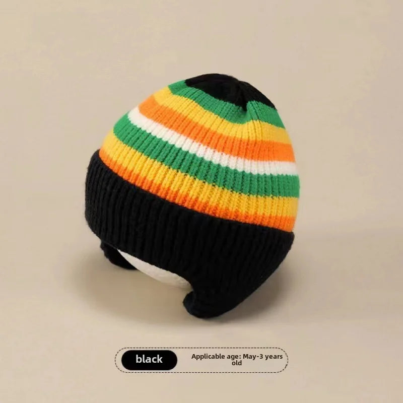 Baby Wool Hat Cute Bear