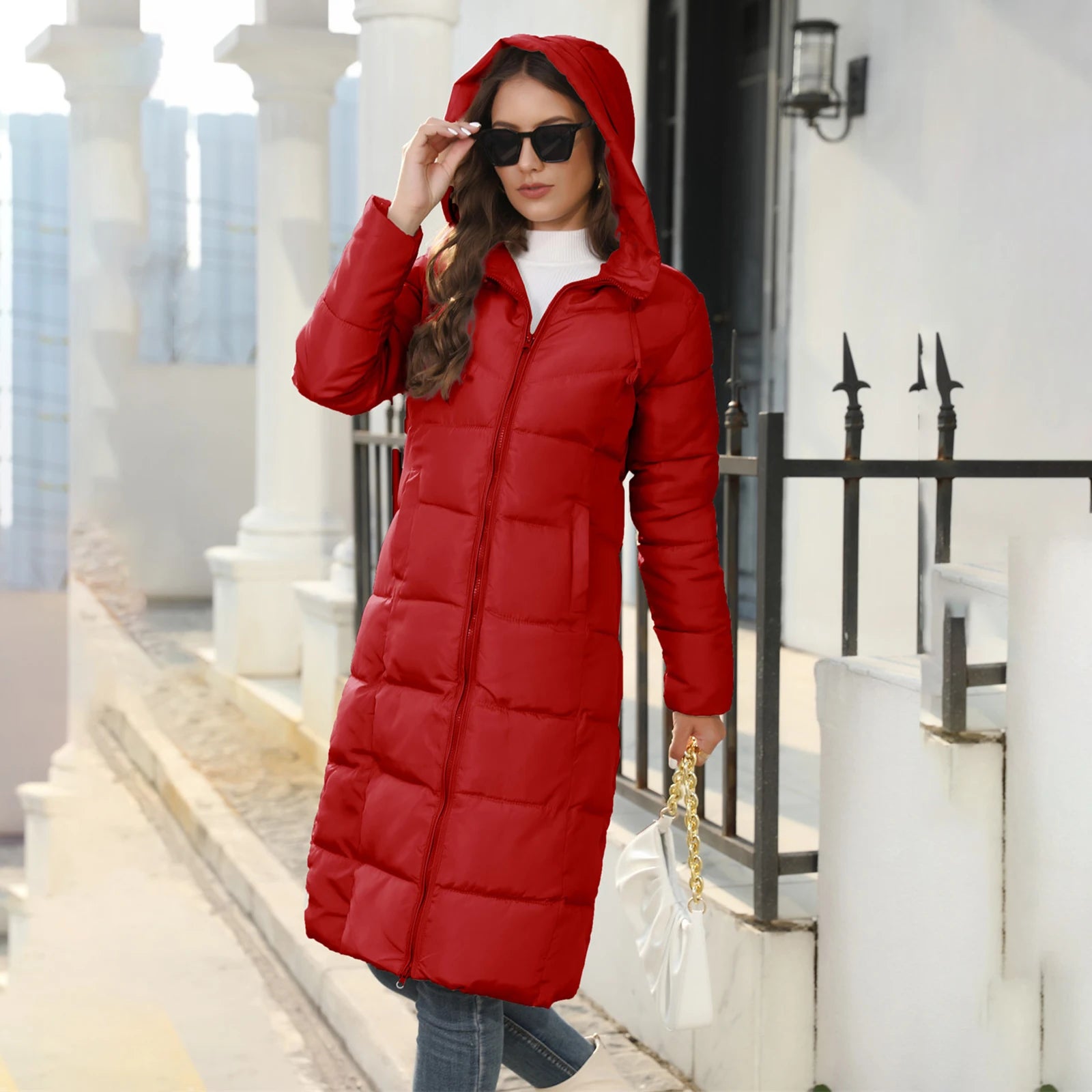 Women's Long Puffer Jacket