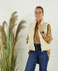 Borg Gilet Belissa – Licht Beige