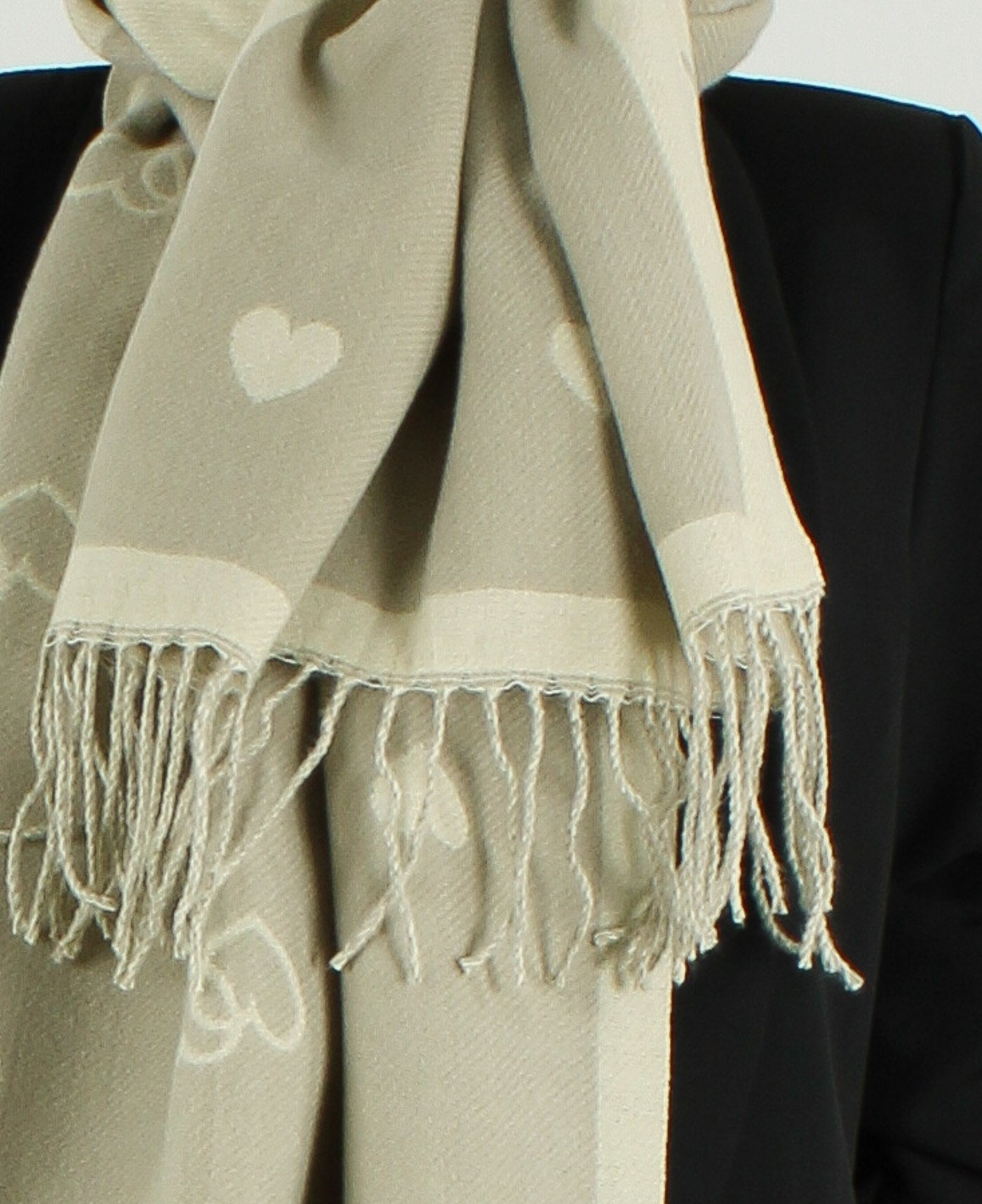 Sjaal Lovebe – Licht Taupe