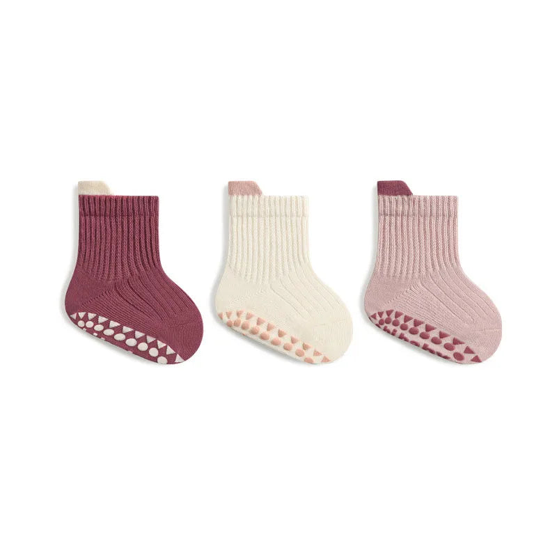 3 Pairs Kids Cotton Socks