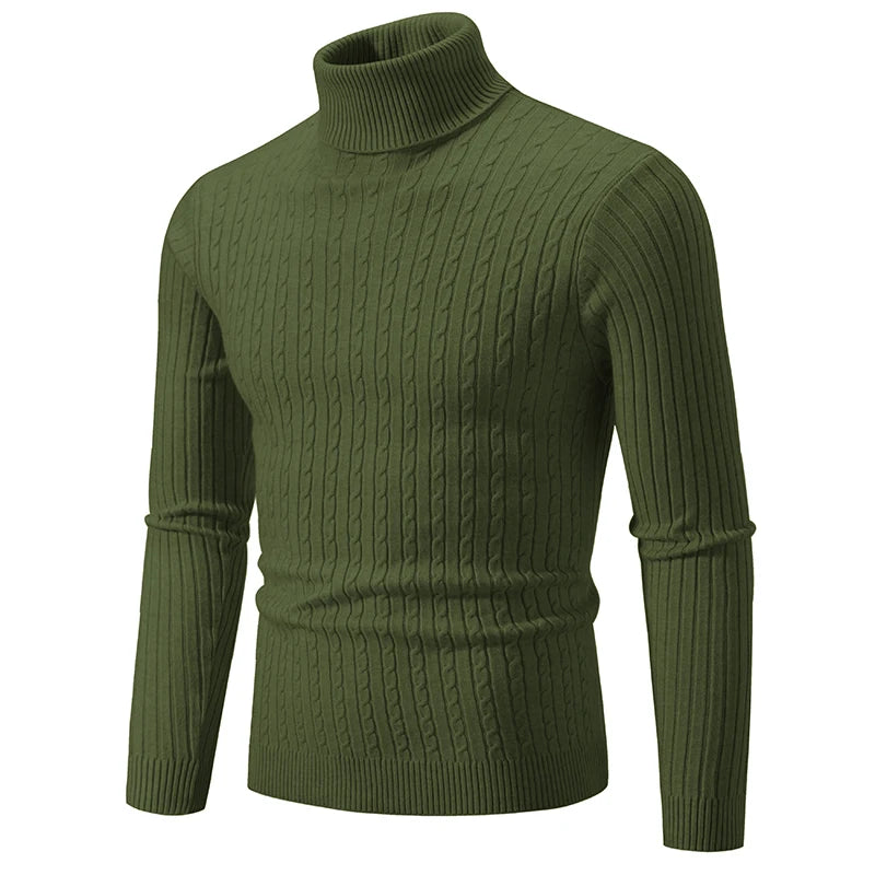 2025 New Men's High Neck Sweater
