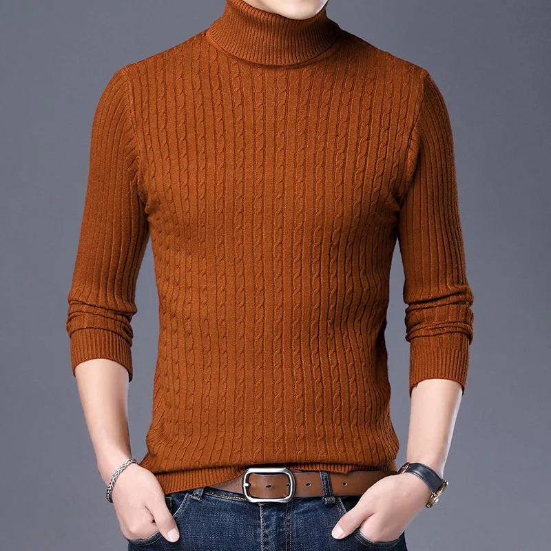 2025 New Men's High Neck Sweater