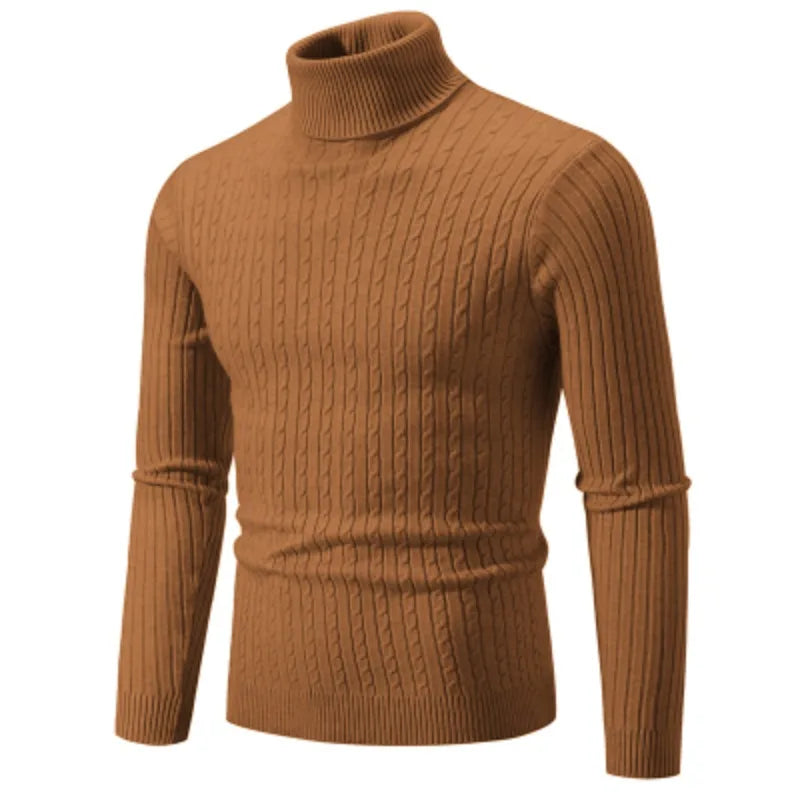 2025 New Men's High Neck Sweater