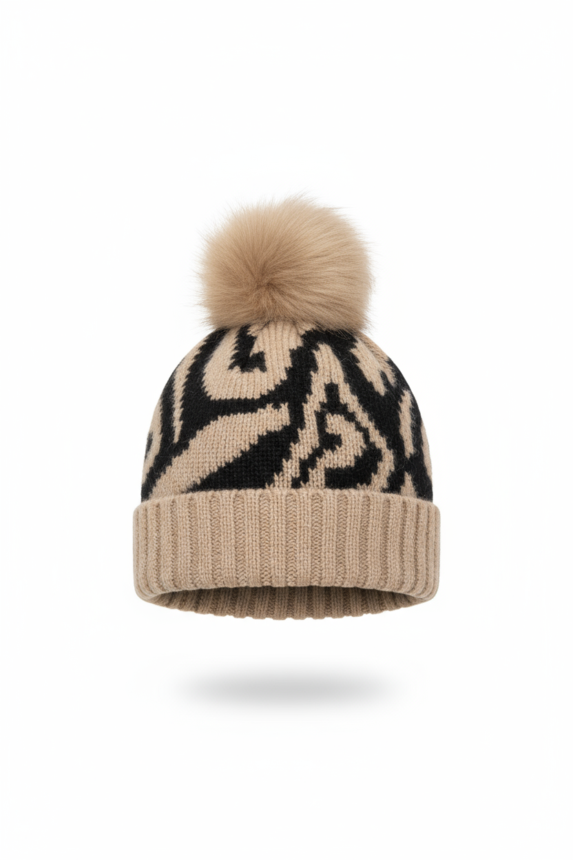 Beige Beanie